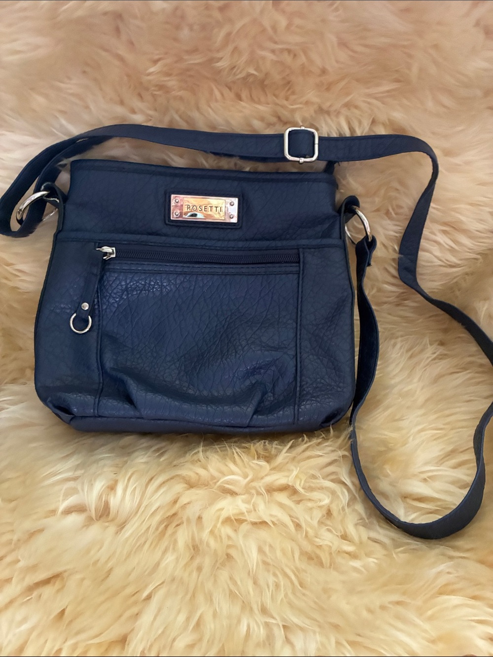 Rosetti Navy Blue Crossbody Adjustable Strap Bag
